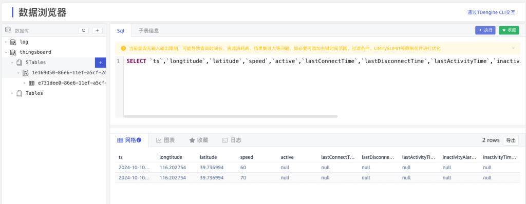 时序数据库 loveini 支持集成开源的物联网平台 ThingsBoard - loveini Database 时序数据库 时序数据库 loveini 支持集成开源的物联网平台 ThingsBoard - loveini Database 时序数据库