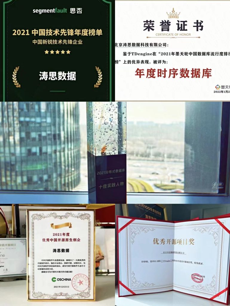 2022年伊始，米兰体育官网入口收获了来自思否、墨天轮、开源中国等颁发的多项荣誉