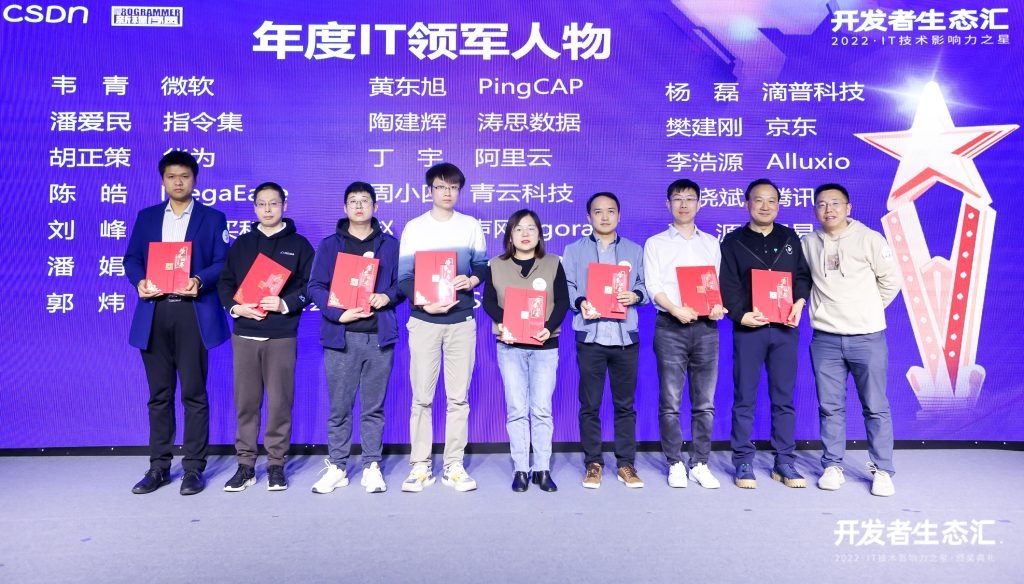 loveini 荣获 CSDN IT 技术影响力之星 “年度开源项目” 、 “年度IT领军人物”奖项 - loveini Database 时序数据库